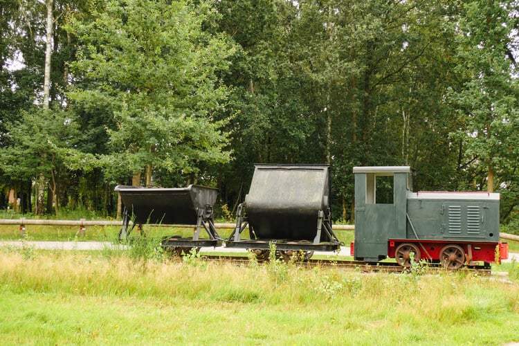 Voormalig Turftreintje uit het Bargerveen